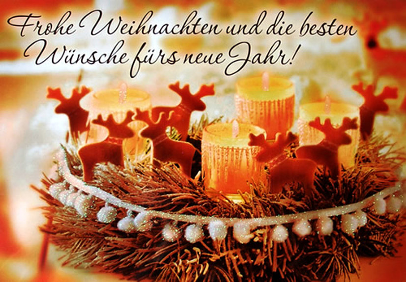 Рождество В Германии Открытка Поздравление